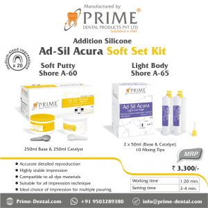 PDP Ad SIL Addition Silicone Soft Body + Catalyst + Light Bidy Complete Kit